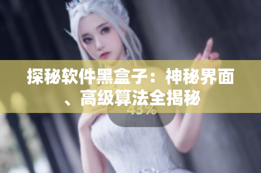 探秘软件黑盒子：神秘界面、高级算法全揭秘