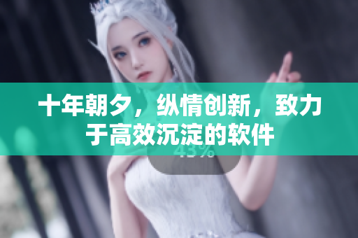 十年朝夕，纵情创新，致力于高效沉淀的软件