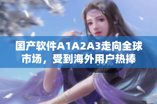 国产软件A1A2A3走向全球市场，受到海外用户热捧