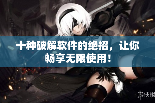 十种破解软件的绝招，让你畅享无限使用！