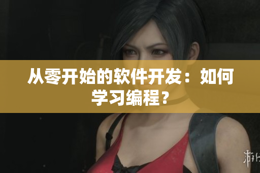 从零开始的软件开发：如何学习编程？