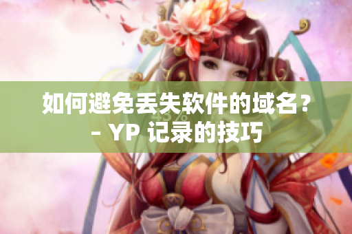 如何避免丢失软件的域名？– YP 记录的技巧