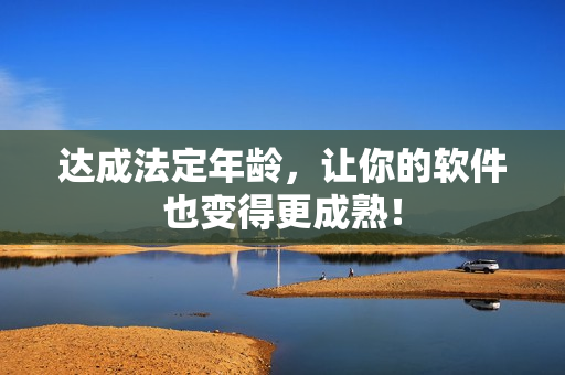 达成法定年龄，让你的软件也变得更成熟！