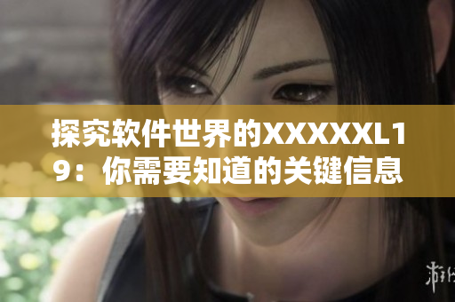 探究软件世界的XXXXXL19：你需要知道的关键信息