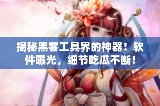 揭秘黑客工具界的神器！软件曝光，细节吃瓜不断！