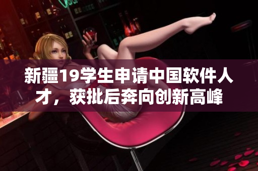 新疆19学生申请中国软件人才，获批后奔向创新高峰