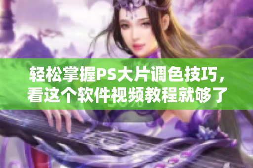 轻松掌握PS大片调色技巧，看这个软件视频教程就够了！