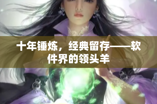 十年锤炼，经典留存——软件界的领头羊