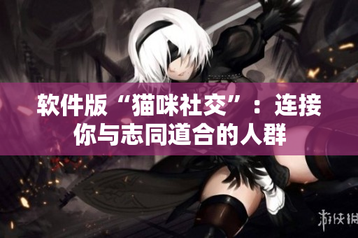 软件版“猫咪社交”：连接你与志同道合的人群
