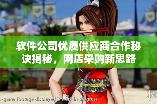 软件公司优质供应商合作秘诀揭秘，网店采购新思路