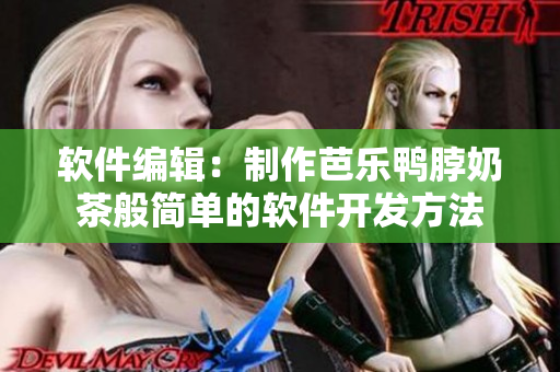 软件编辑：制作芭乐鸭脖奶茶般简单的软件开发方法