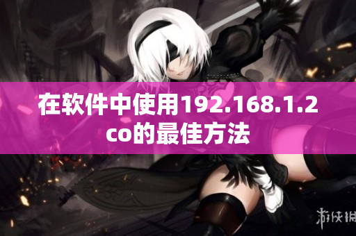 在软件中使用192.168.1.2co的最佳方法