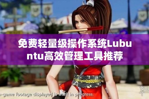 免费轻量级操作系统Lubuntu高效管理工具推荐