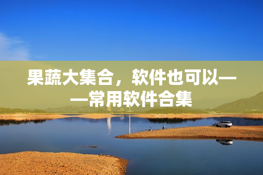 果蔬大集合，软件也可以——常用软件合集