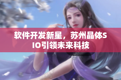 软件开发新星，苏州晶体SIO引领未来科技