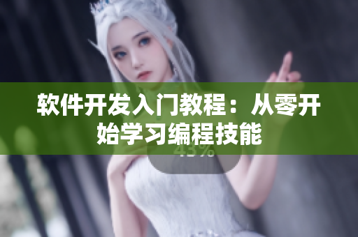 软件开发入门教程：从零开始学习编程技能