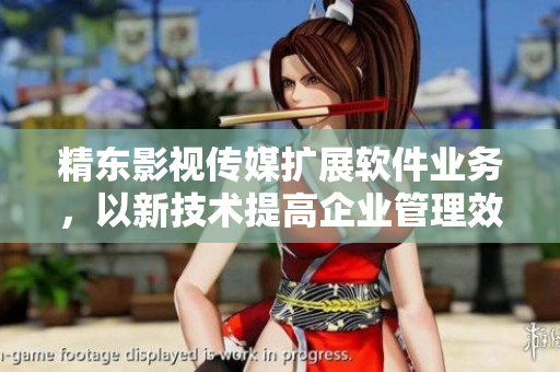 精东影视传媒扩展软件业务，以新技术提高企业管理效率