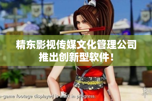 精东影视传媒文化管理公司推出创新型软件！