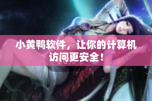 小黄鸭软件，让你的计算机访问更安全！