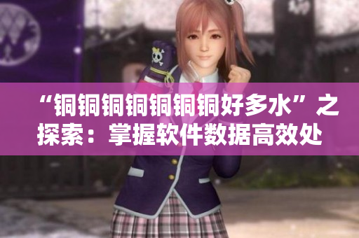 “铜铜铜铜铜铜铜好多水”之探索：掌握软件数据高效处理方法!