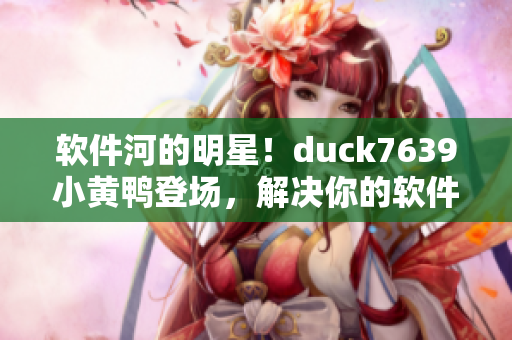 软件河的明星！duck7639小黄鸭登场，解决你的软件问题！