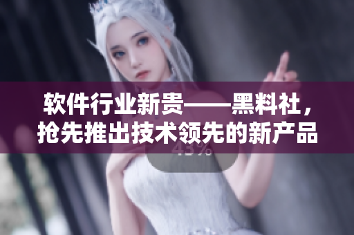 软件行业新贵——黑料社，抢先推出技术领先的新产品