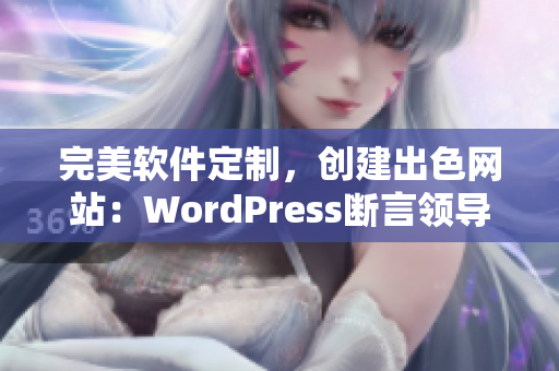 完美软件定制，创建出色网站：WordPress断言领导地位