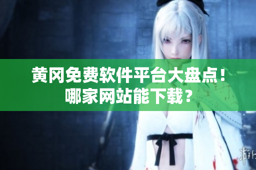 黄冈免费软件平台大盘点！哪家网站能下载？